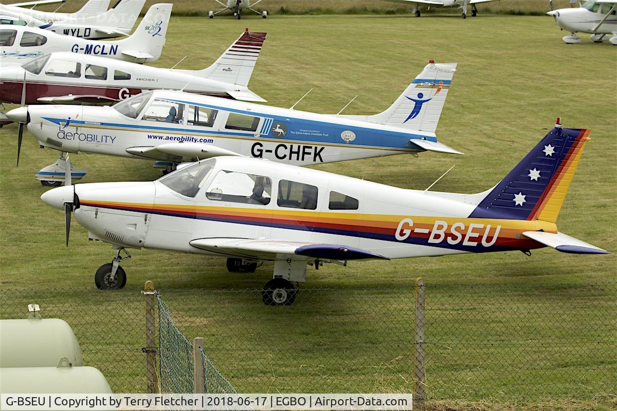 G-BSEU, 1977 Piper PA-28-181 Cherokee Archer II C/N 28-7890108, Participating in 2018 Project Propellor at Wolverhampton Halfpenny Green Airport