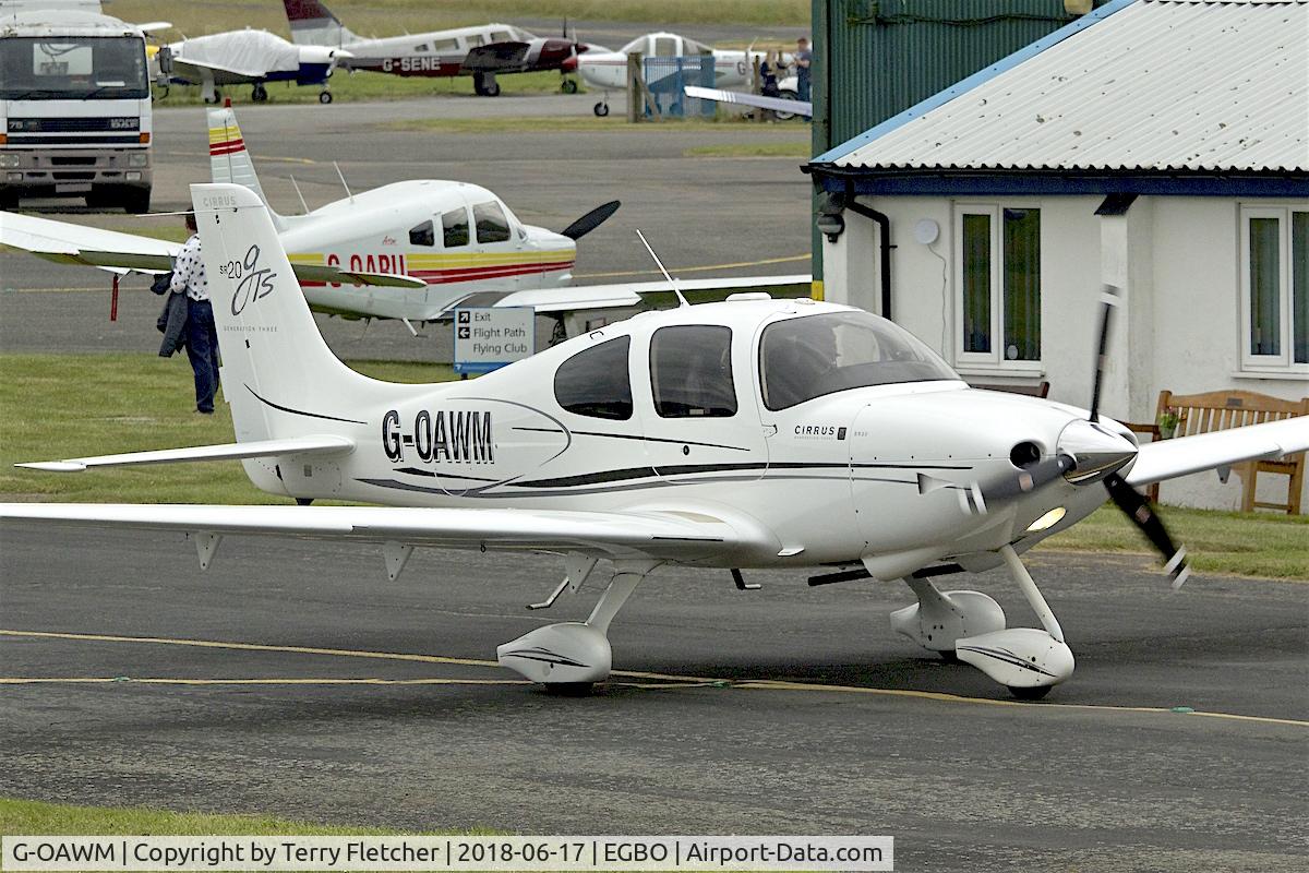 G-OAWM, 2008 Cirrus SR20 GTS G3 C/N 1972, Participating in 2018 Project Propellor at Wolverhampton Halfpenny Green Airport