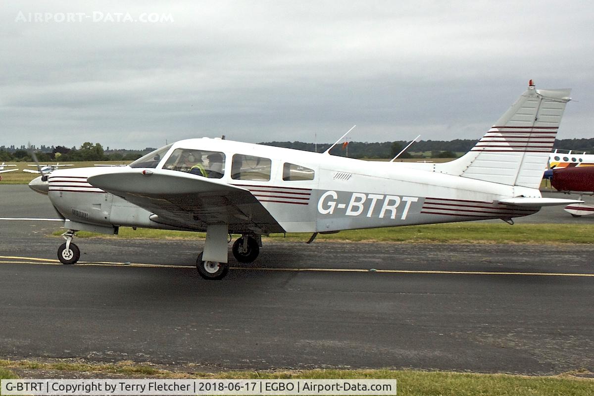 G-BTRT, 1975 Piper PA-28R-200 Cherokee Arrow C/N 28R-7535270, Participating in 2018 Project Propellor at Wolverhampton Halfpenny Green Airport