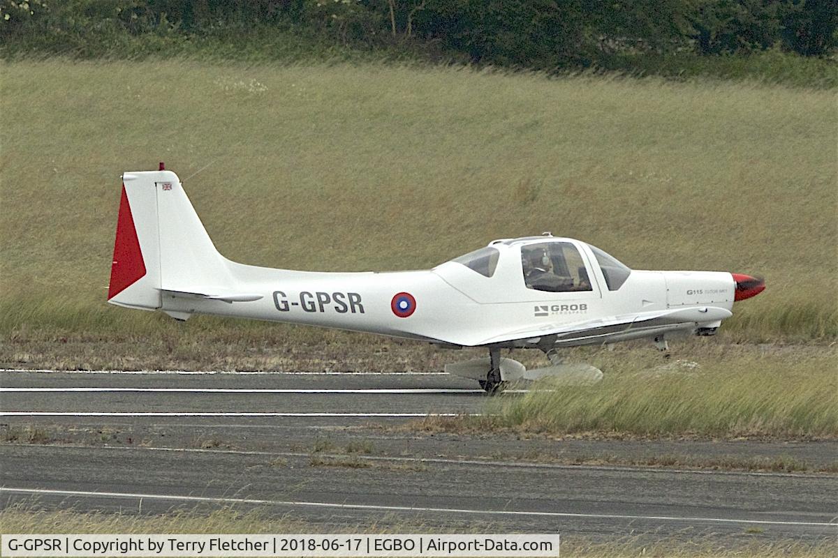 G-GPSR, 1988 Grob G-115 C/N 8024, Participating in 2018 Project Propellor at Wolverhampton Halfpenny Green Airport
