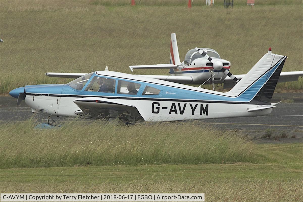 G-AVYM, 1968 Piper PA-28-180 Cherokee C/N 28-4638, Participating in 2018 Project Propellor at Wolverhampton Halfpenny Green Airport