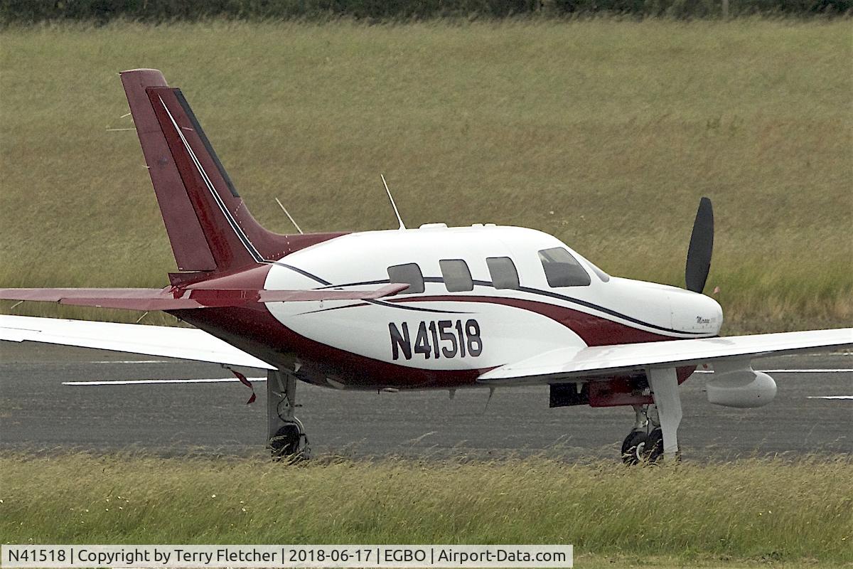 N41518, 2000 Piper PA-46-350P Malibu Mirage C/N 46-36302, Participating in 2018 Project Propellor at Wolverhampton Halfpenny Green Airport