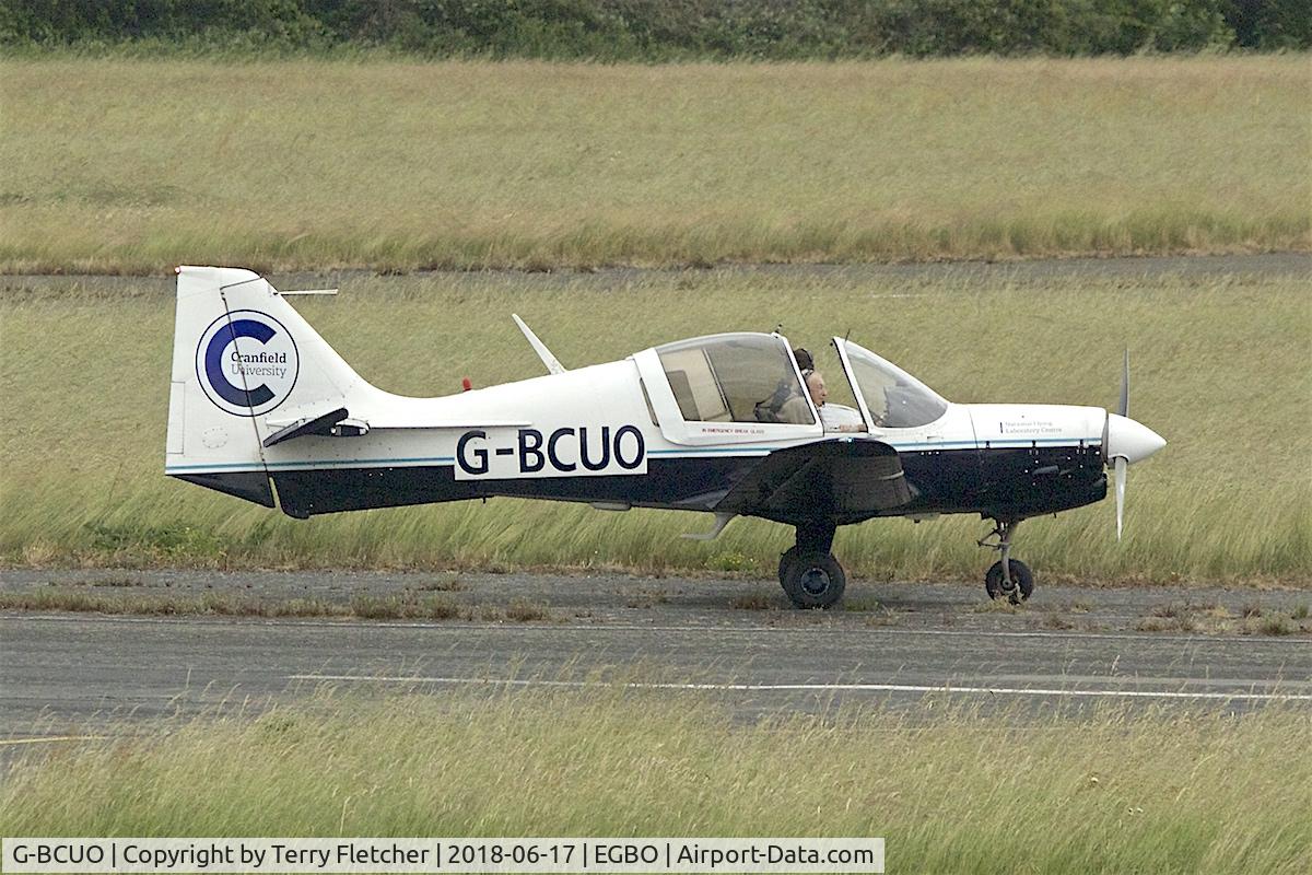 G-BCUO, 1975 Scottish Aviation Bulldog Series 120 Model 122 C/N BH120/371, Participating in 2018 Project Propellor at Wolverhampton Halfpenny Green Airport