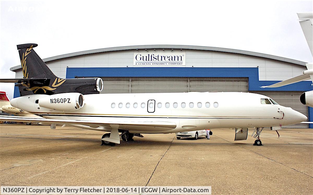 N360PZ, 2008 Dassault Falcon 7X C/N 037, at London Luton