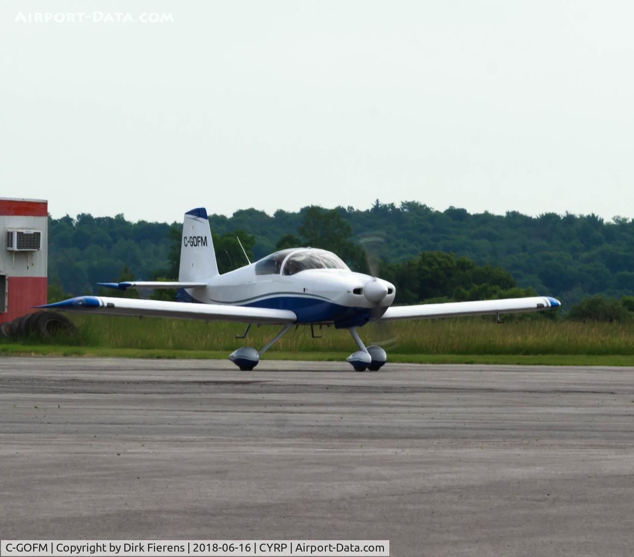 C-GOFM, 2008 Vans RV-9A C/N 90600, Taxing down 04.