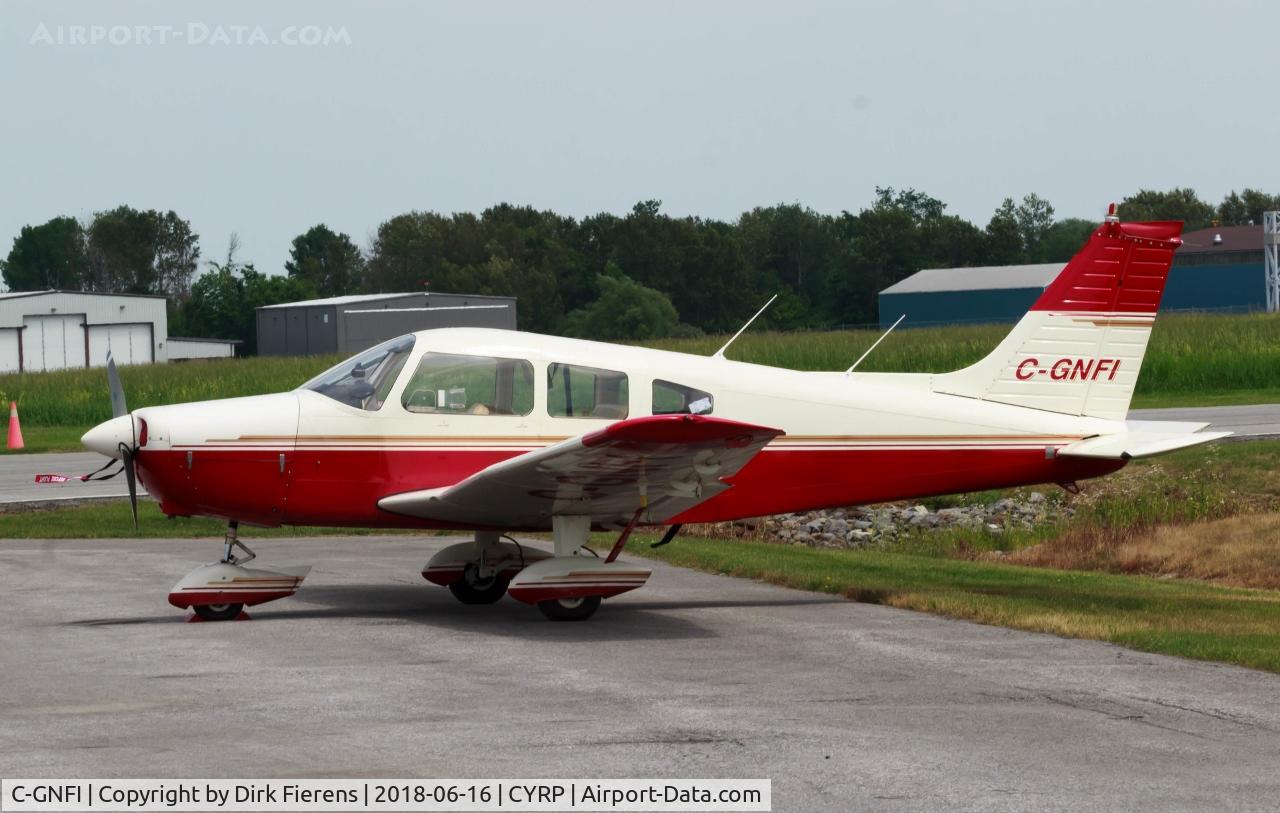 C-GNFI, 1975 Piper PA-28-151 C/N 28-7515223, Parked at the terminal.