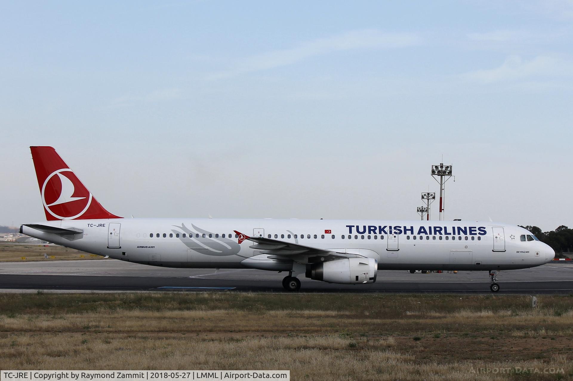 TC-JRE, 2007 Airbus A321-231 C/N 3126, A321 TC-JRE Turkish Airlines