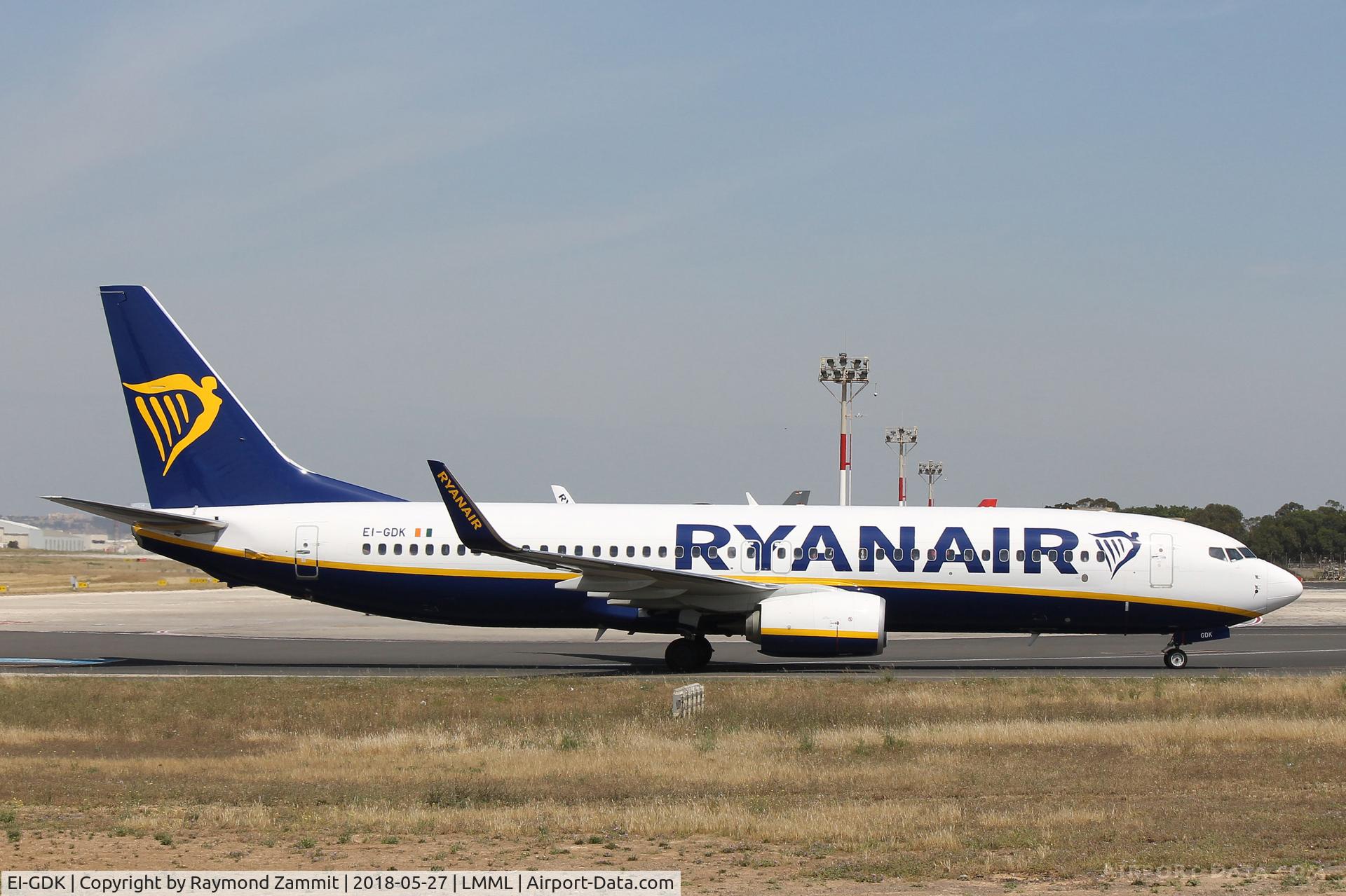 EI-GDK, 2017 Boeing 737-8AS(WL) C/N 44806, B737-800 EI-GDK Ryanair