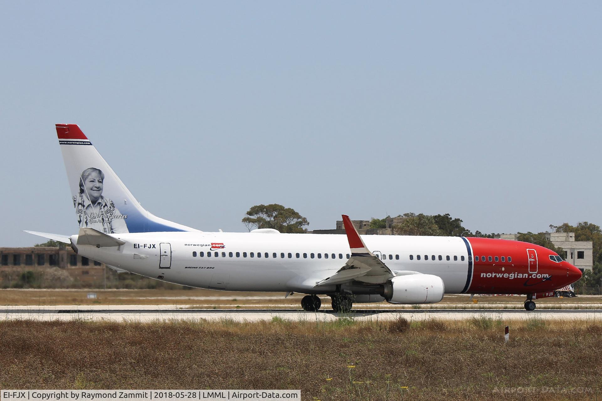 EI-FJX, 2016 Boeing 737-8JP C/N 42271, B737-800 EI-FJX Norwegian Air Shuttle