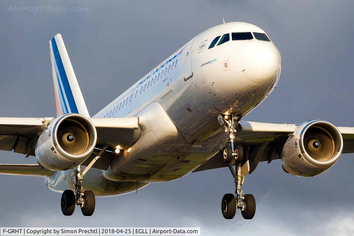 F-GRHT, 2001 Airbus A319-111 C/N 1449, F-GRHT @ London-Heathrow Intl. Airport