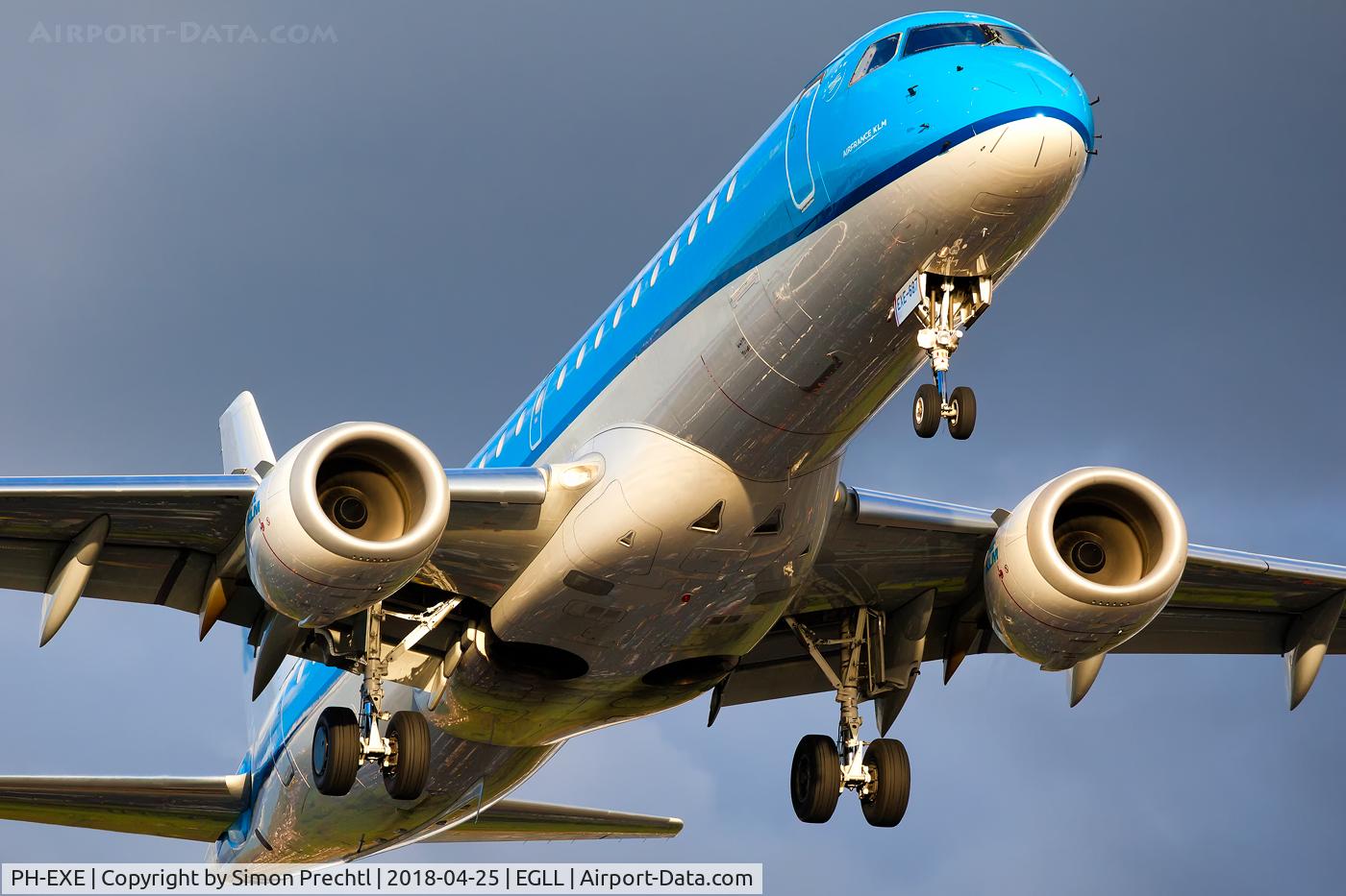 PH-EXE, 2015 Embraer 190STD (ERJ-190-100) C/N 19000687, PH-EXE @ London-Heathrow Intl. Airport
