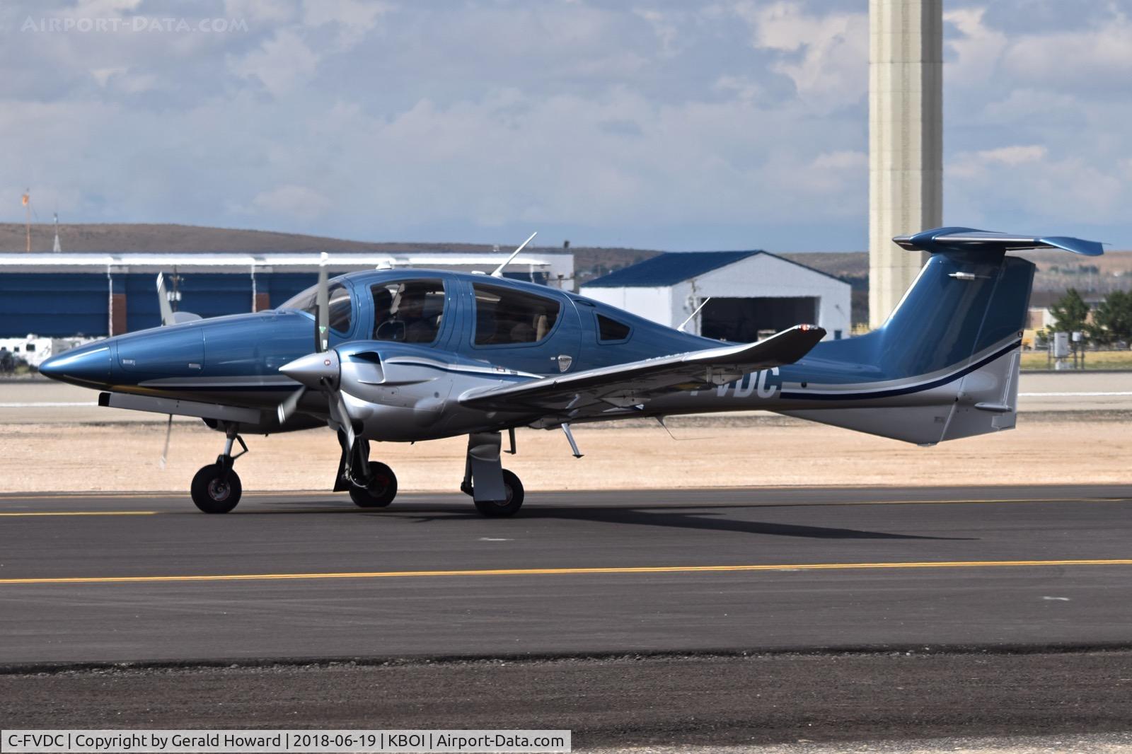 C-FVDC, 2018 Diamond DA-62 C/N 62.006, Taxiing on Alpha.