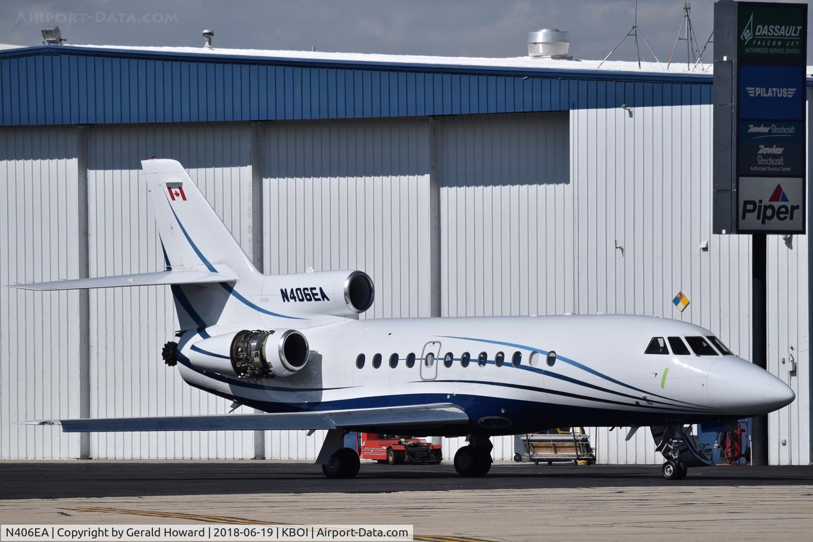 N406EA, 1999 Dassault Falcon 900EX C/N 57, Receiving some maintenance. N number not yet on file.