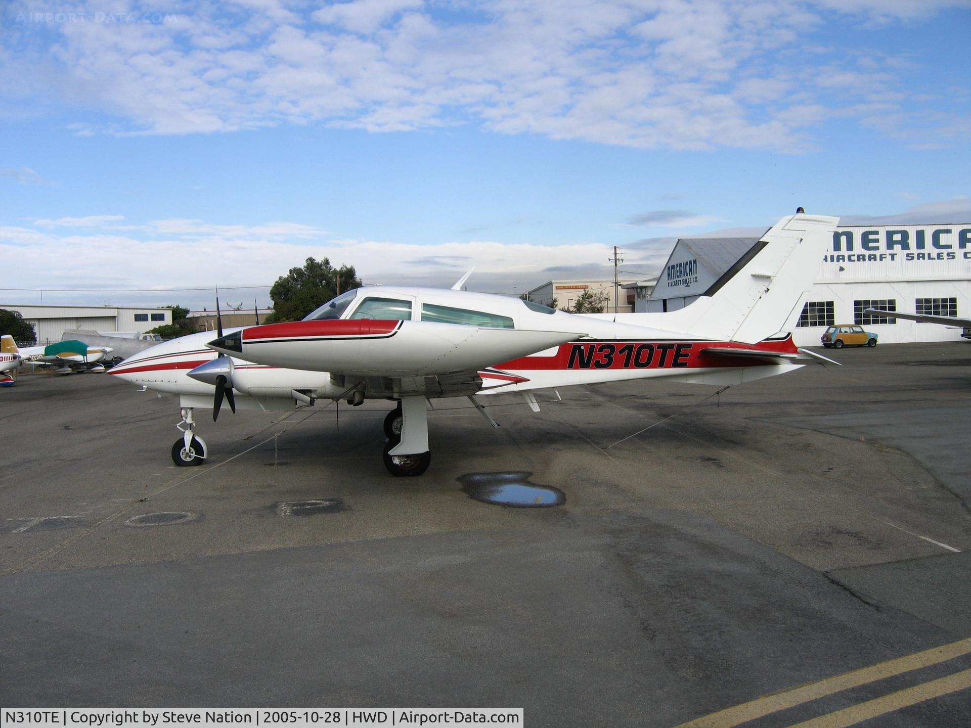 N310TE, 1980 Cessna T310R C/N 310R2105, 1980 Cessna T310R at Hayward, CA