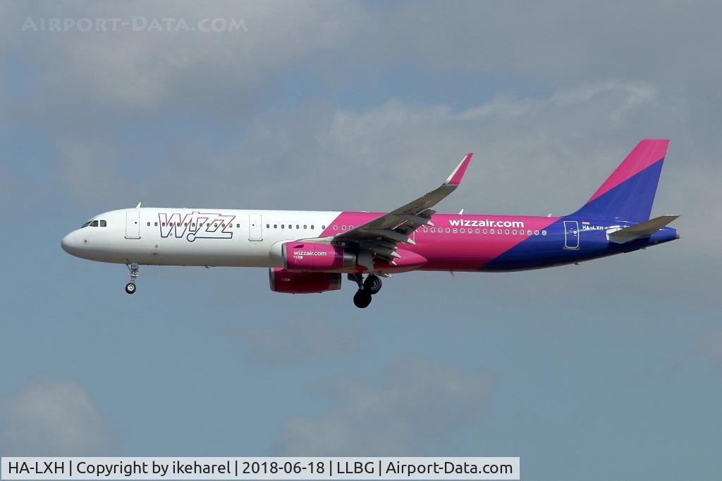 HA-LXH, 2016 Airbus A321-231 C/N 7217, Flight from Sofia, Bulgaria.