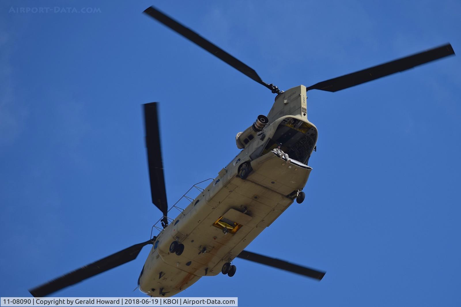 11-08090, 2011 Boeing CH-47F Chinook C/N M8090, Departing BOI.