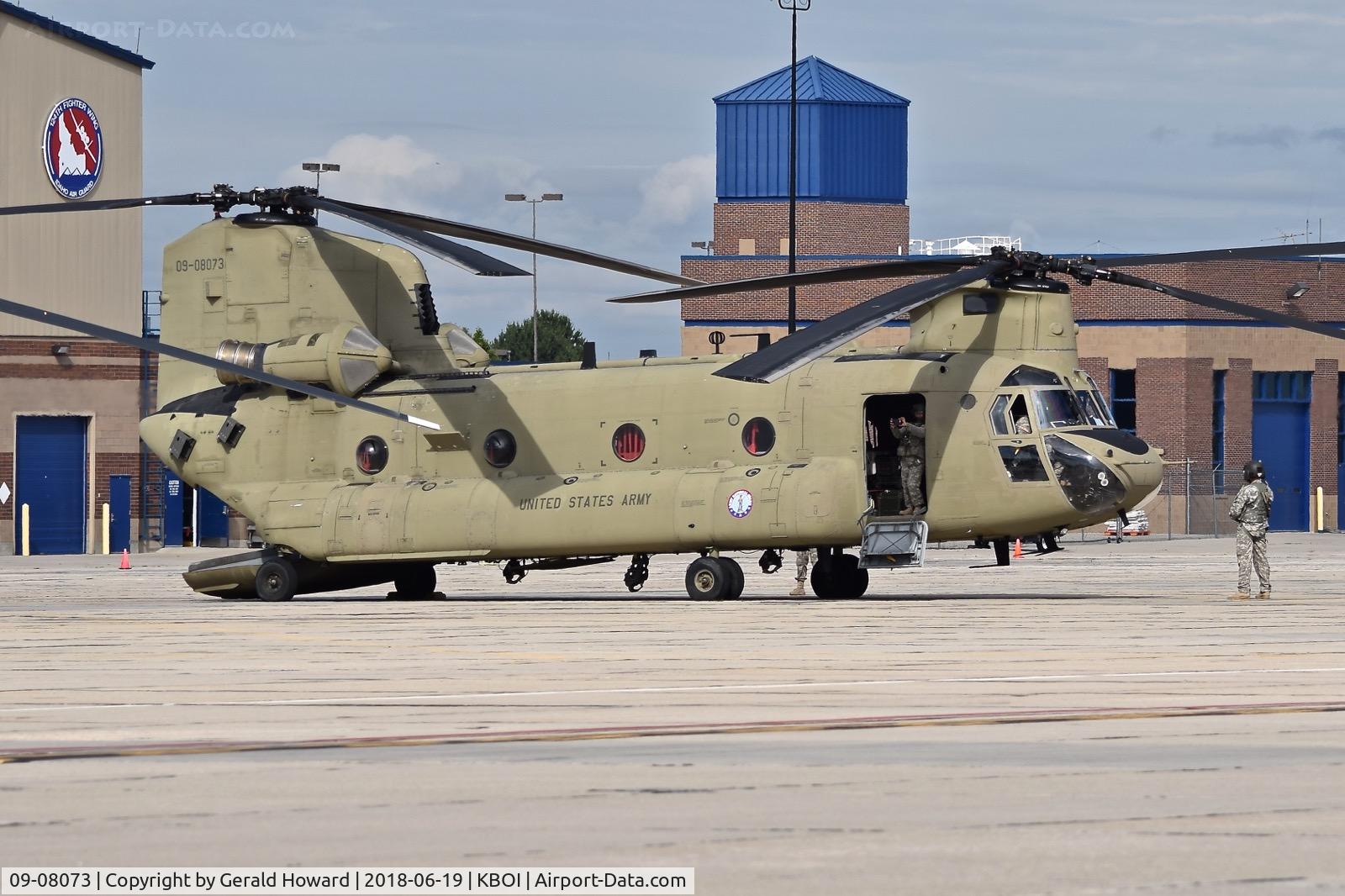 09-08073, 2009 Boeing CH-47F Chinook C/N M8073, Start up procedures. Washington Army National Guard.