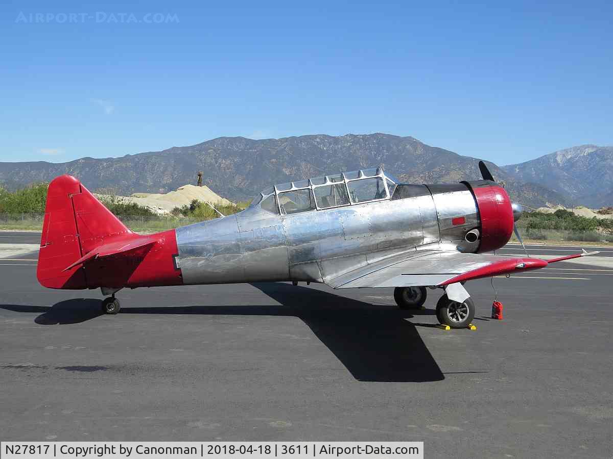N27817, 1951 North American AT-6G Texan C/N 182-603, Parked