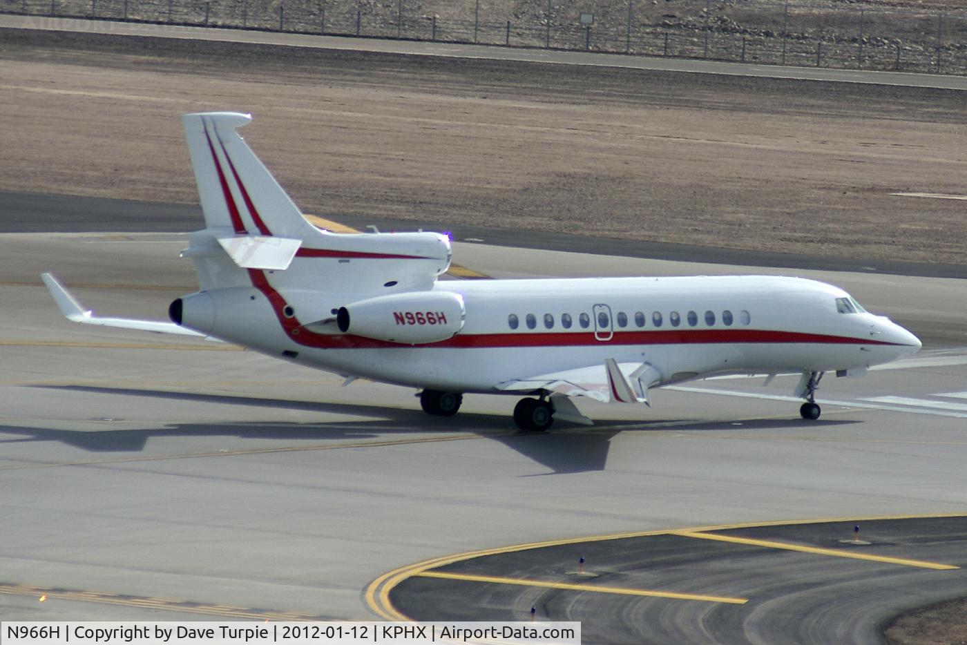 N966H, 2010 Dassault Falcon 7X C/N 89, Owned and operated by Honeywell.
