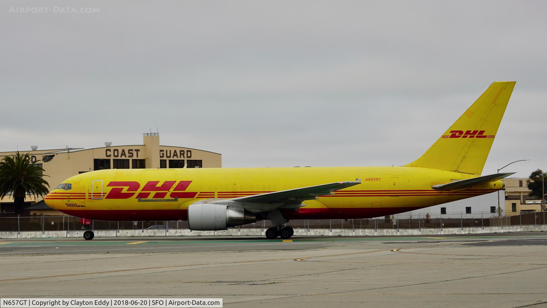 N657GT, 1984 Boeing 767-281 C/N 23018, SFO 2018.