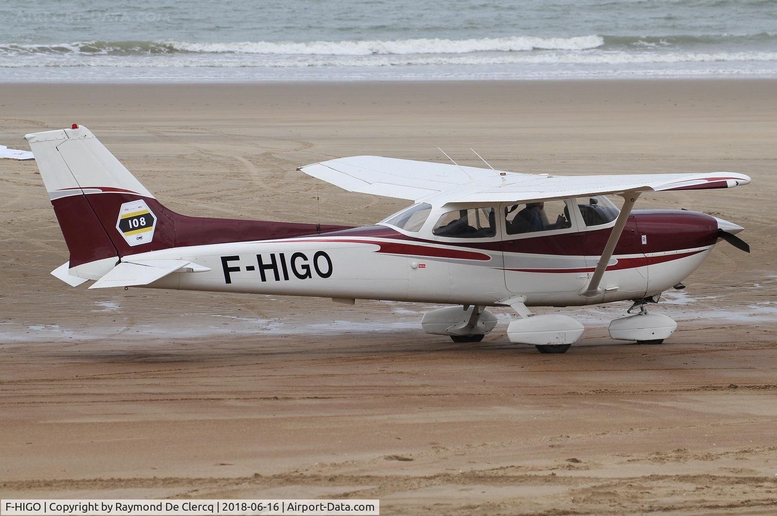 F-HIGO, 1975 Reims FR172J Reims Rocket C/N 0568, Zoute Air Trophy , STOL competition on the beach at Knokke-Heist. Belgium.