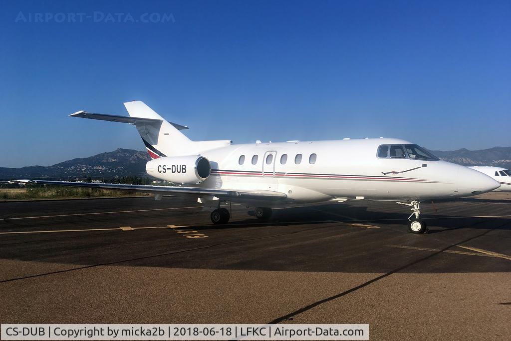 CS-DUB, 2008 Raytheon Hawker 750 C/N HB-0005, Parked