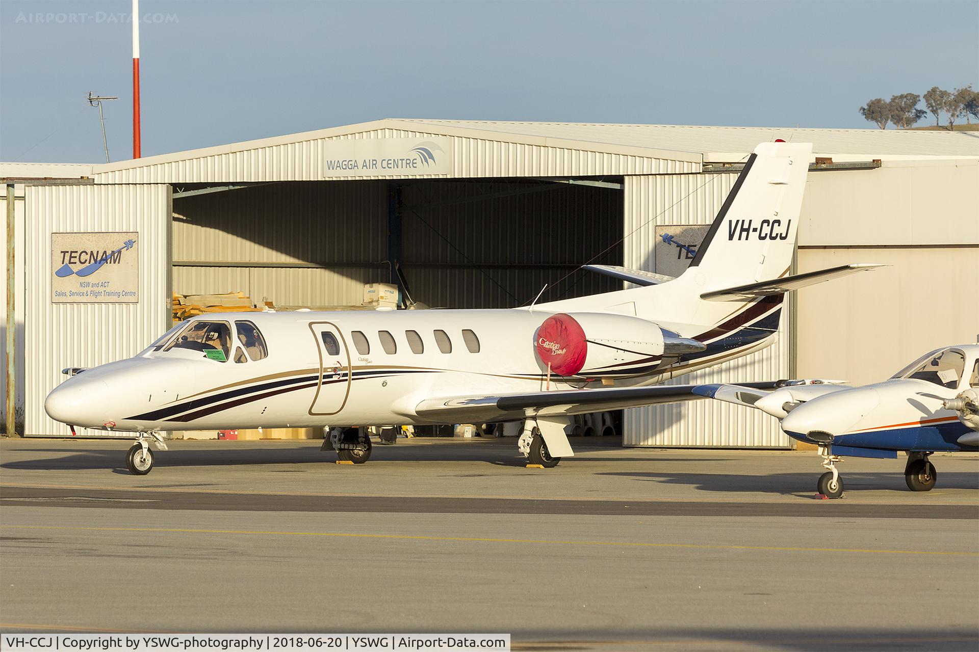 VH-CCJ, 2001 Cessna 550 Citation Bravo C/N 550-0953, Avcair Australia (VH-CCJ) Cessna 550 Citation Bravo at Wagga Wagga Airport