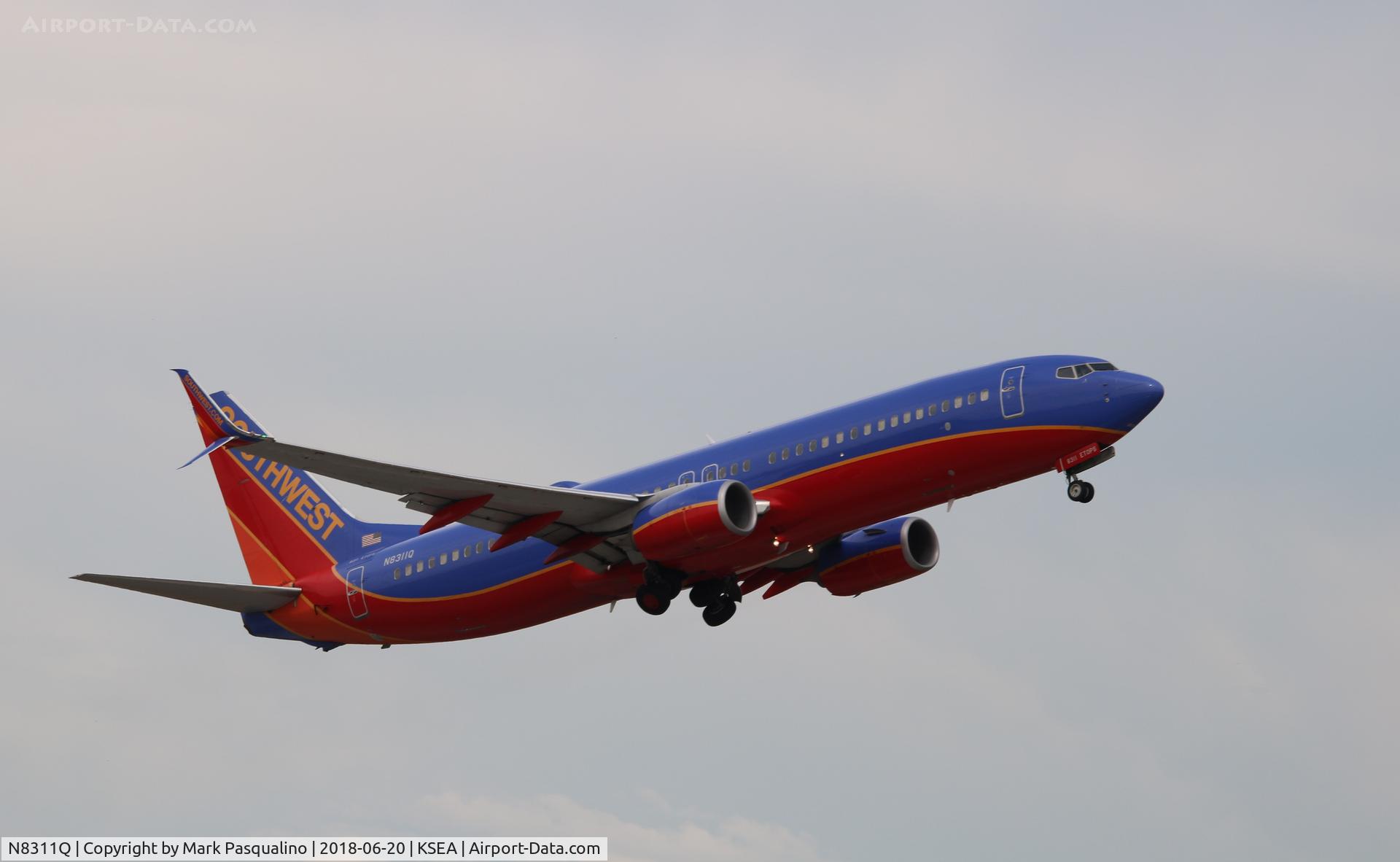 N8311Q, 2012 Boeing 737-8H4 C/N 38808, Boeing 737-800