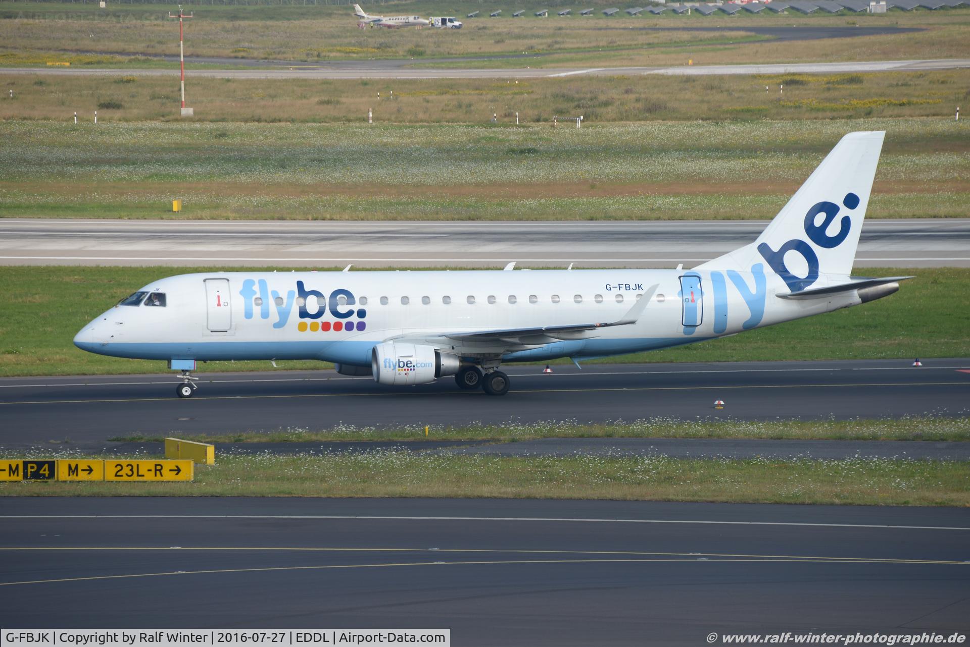 G-FBJK, 2012 Embraer 175STD (ERJ-170-200) C/N 17000359, Embraer ERJ-175STD 170-200 - BE BEE FlyBe - 17000359 - G-FBJK - 27.07.2016 - DUS