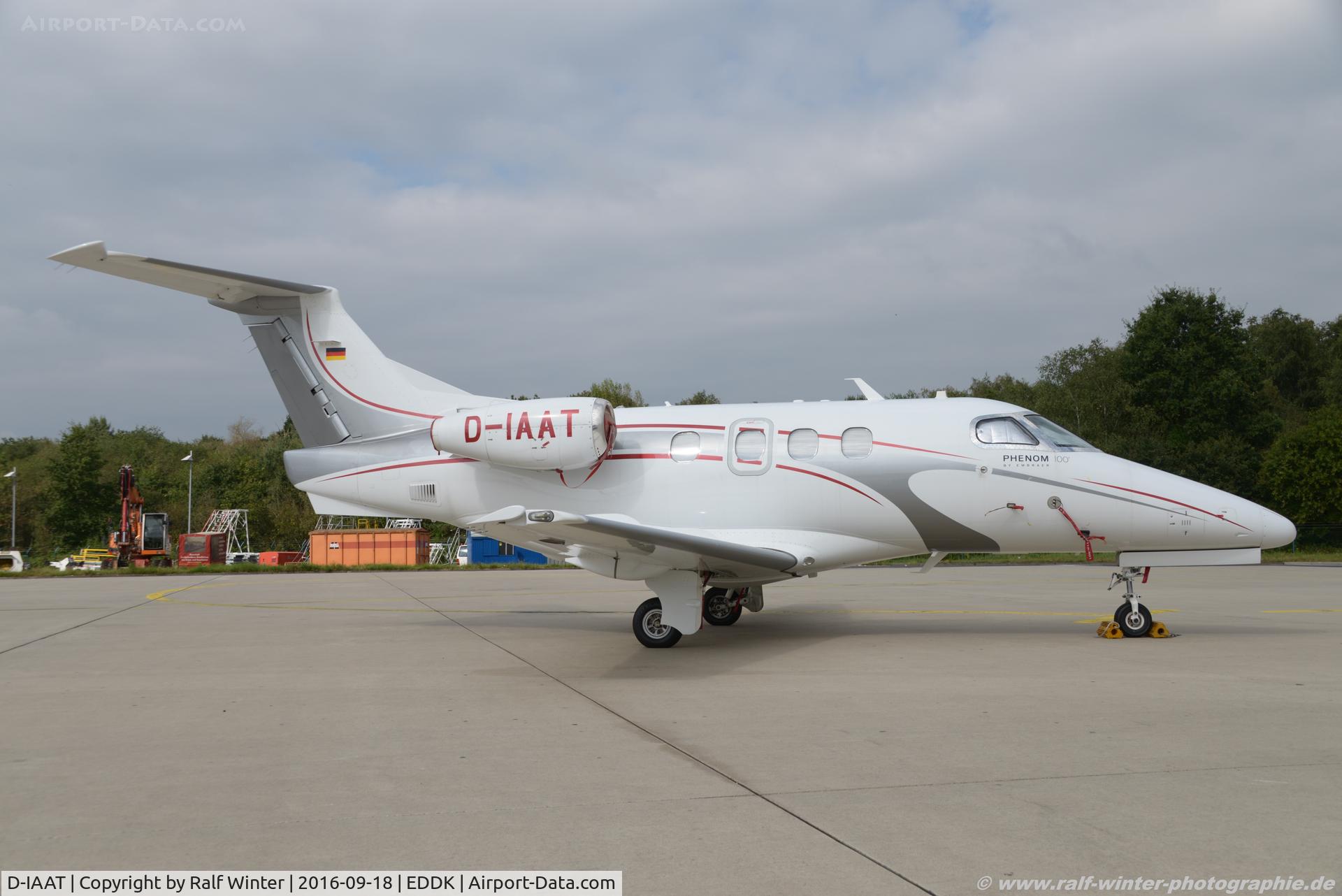 D-IAAT, 2010 Embraer EMB-500 Phenom 100 C/N 50000162, Embraer Phenom 100 EMB-500 - ZR AZE Arcus Executive Aviation - 50000162 - D-IAAT - 18.09.2016 - CGN