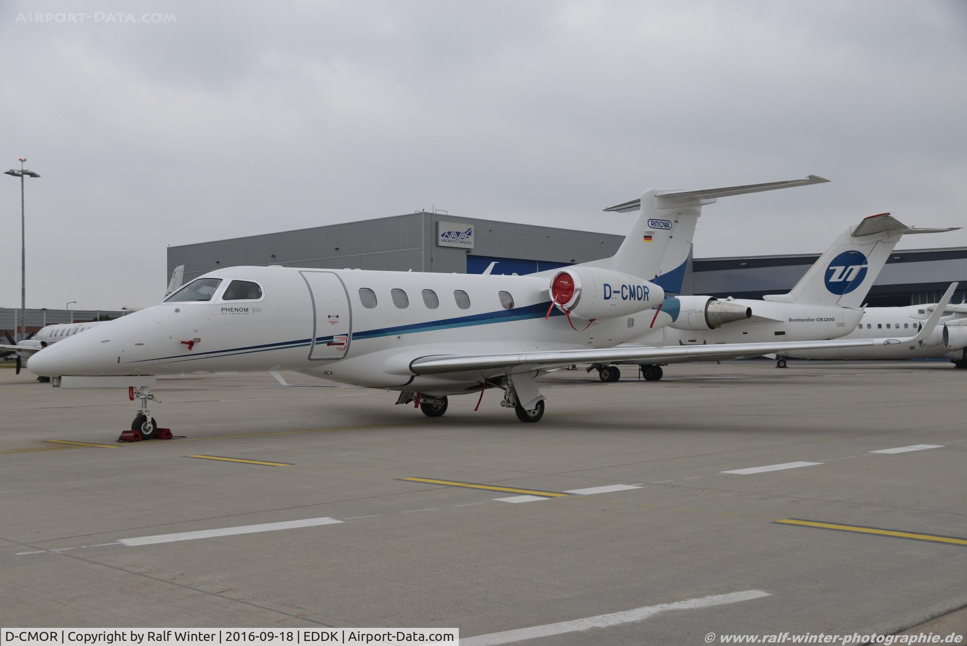 D-CMOR, 2016 Embraer EMB-505 Phenom 300 C/N 50500373, Embraer Phenom 300EMB-505 - Rimowa GmbH - 50500373 - D-CMOR - 18.09.2016 - CGN