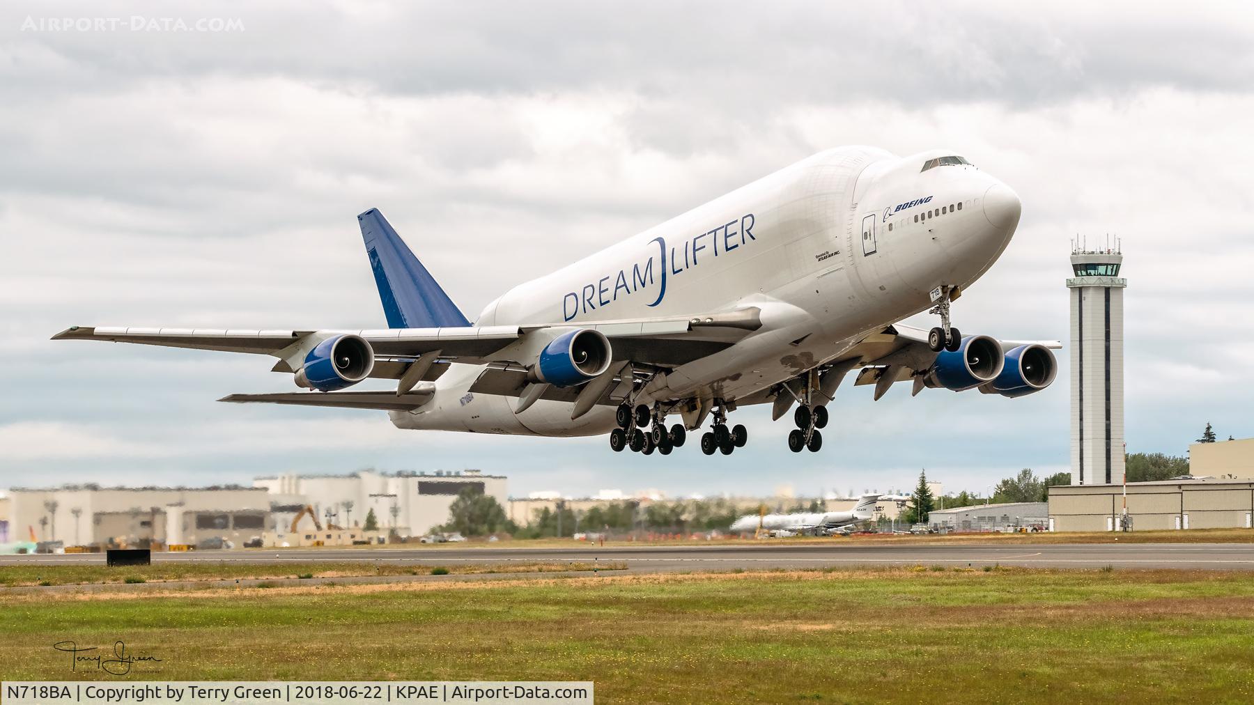 N718BA, 1992 Boeing 747-4H6 C/N 27042, KPAE