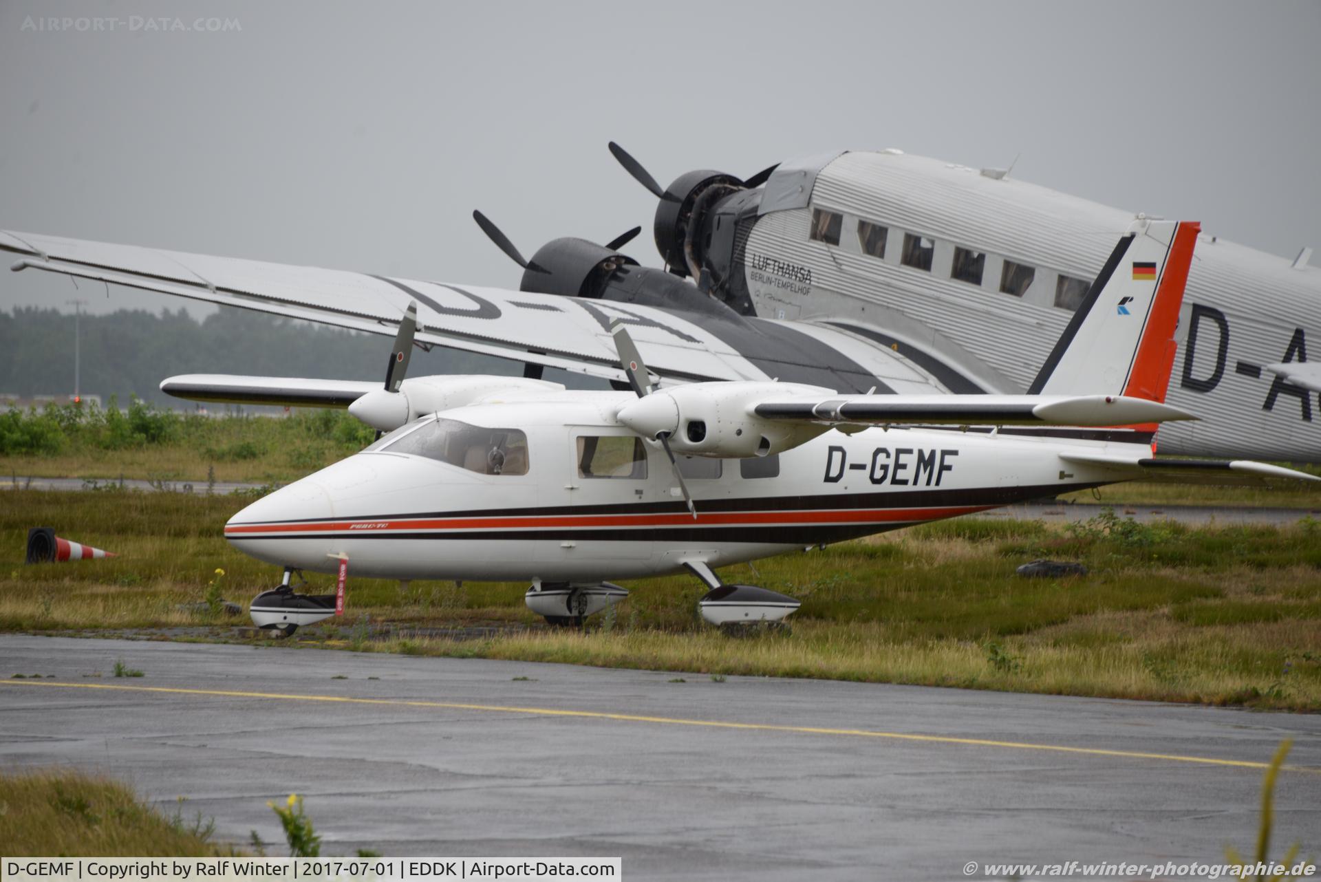 D-GEMF, Partenavia P-68C-TC Victor C/N 237-03TC, Partenavia P-68TC Observer - Business Air GmbH - 237-03TC - D-GEMF - 01.07.2017 - CGN
