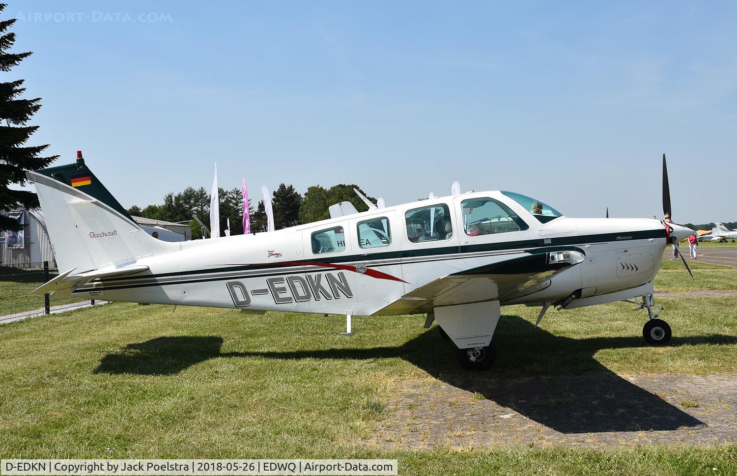 D-EDKN, 1980 Beech A36 Bonanza 36 C/N E-1697, D-EDKN at Ganderkesee