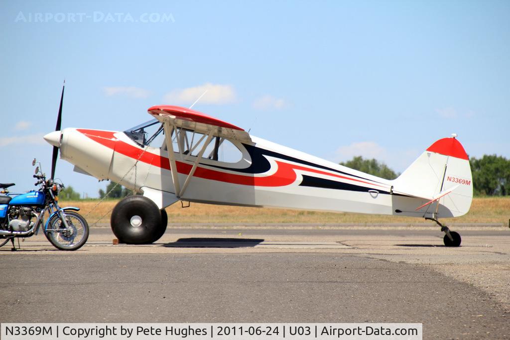 N3369M, 1947 Piper PA-12 Super Cruiser C/N 12-2218, N3369M Pa12 at Buhl, Idaho
