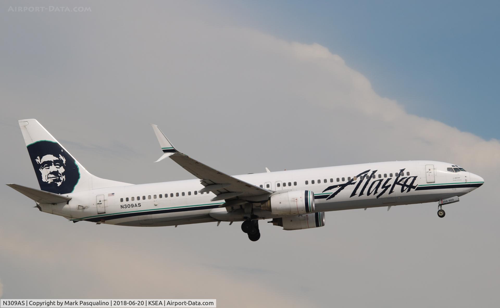 N309AS, 2001 Boeing 737-990 C/N 30857, Boeing 737-900