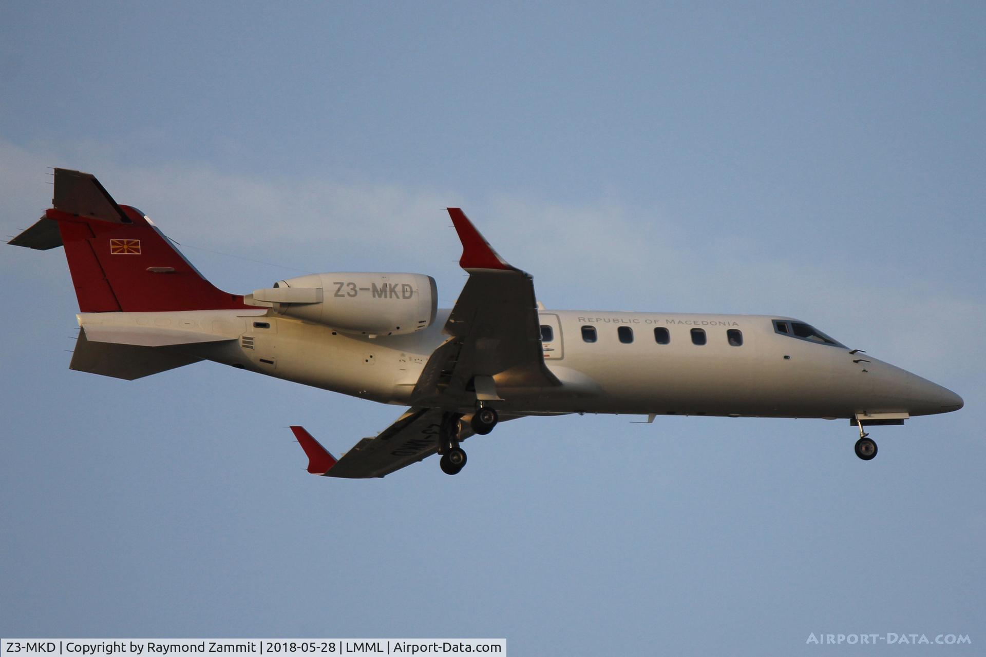 Z3-MKD, Learjet 60 C/N 60-279, Learjet 60 Z3-MKD Government of Macedonia