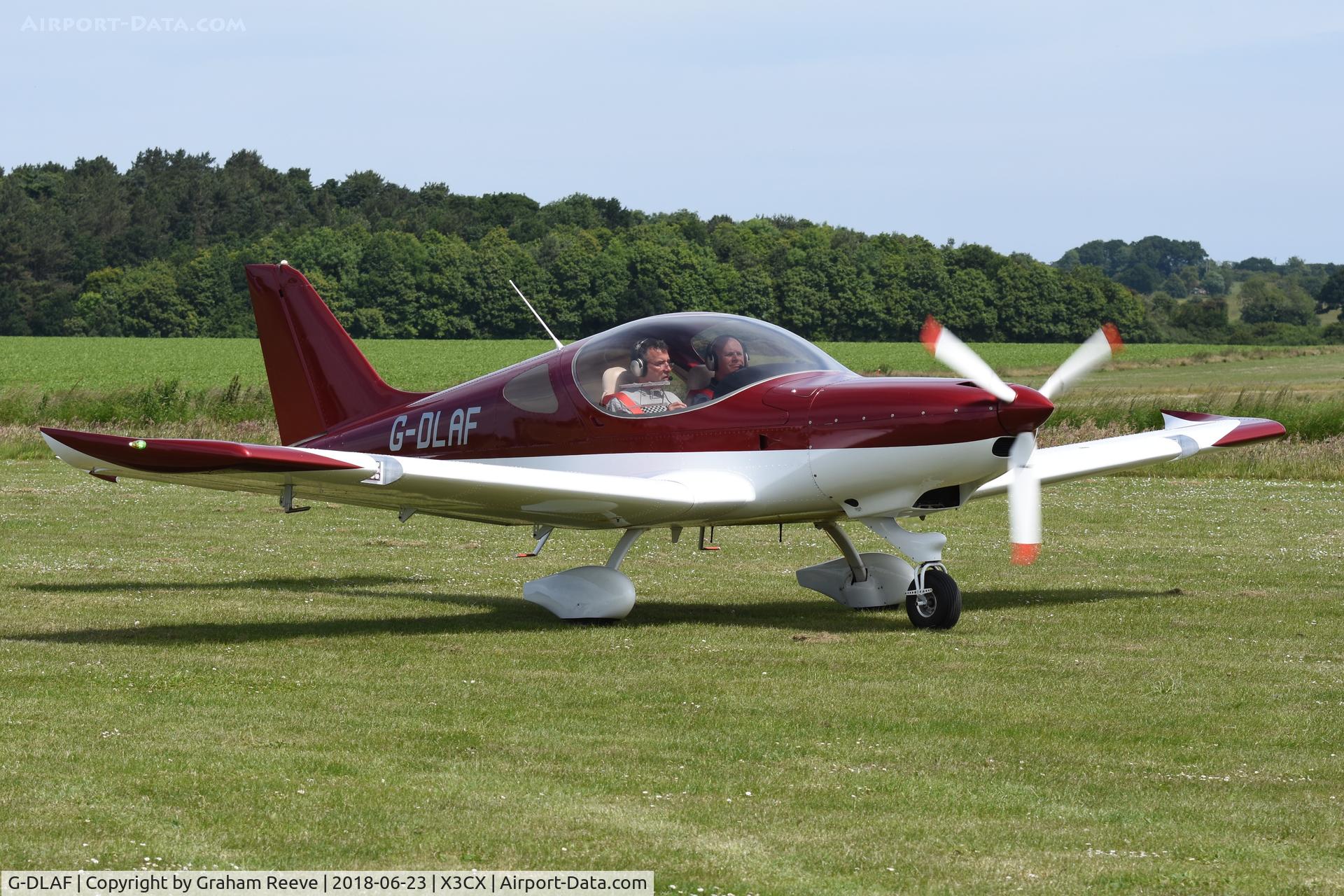 G-DLAF, 2013 BRM Aero Bristell NG5 Speed Wing C/N LAA 385-15226, Just landed at Northrepps.
