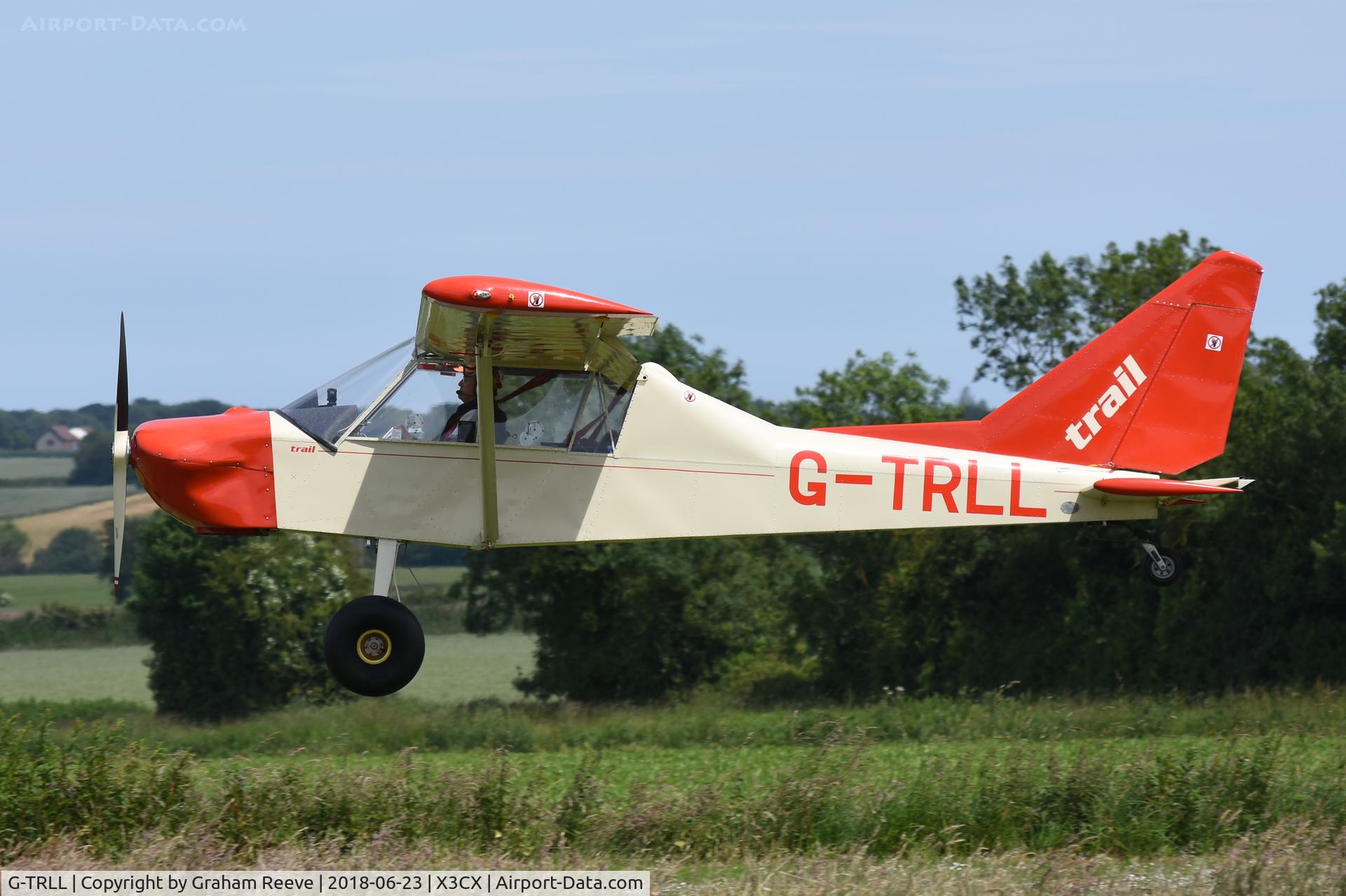 G-TRLL, 2016 Groppo Trail C/N LAA 372-15166, Landing at Northrepps.