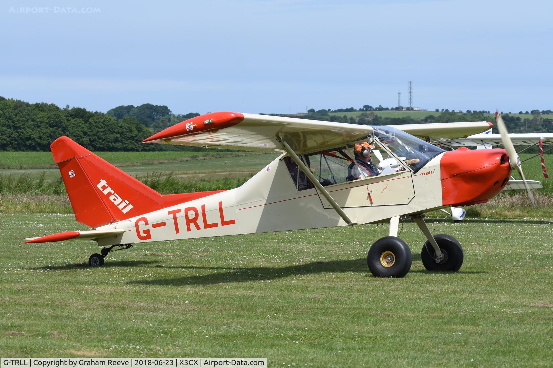 G-TRLL, 2016 Groppo Trail C/N LAA 372-15166, Just landed at Northrepps.