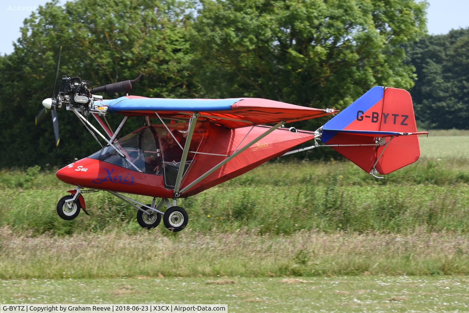 G-BYTZ, 2000 X'Air 582(6) C/N BMAA/HB/120, Landing at Northrepps.
