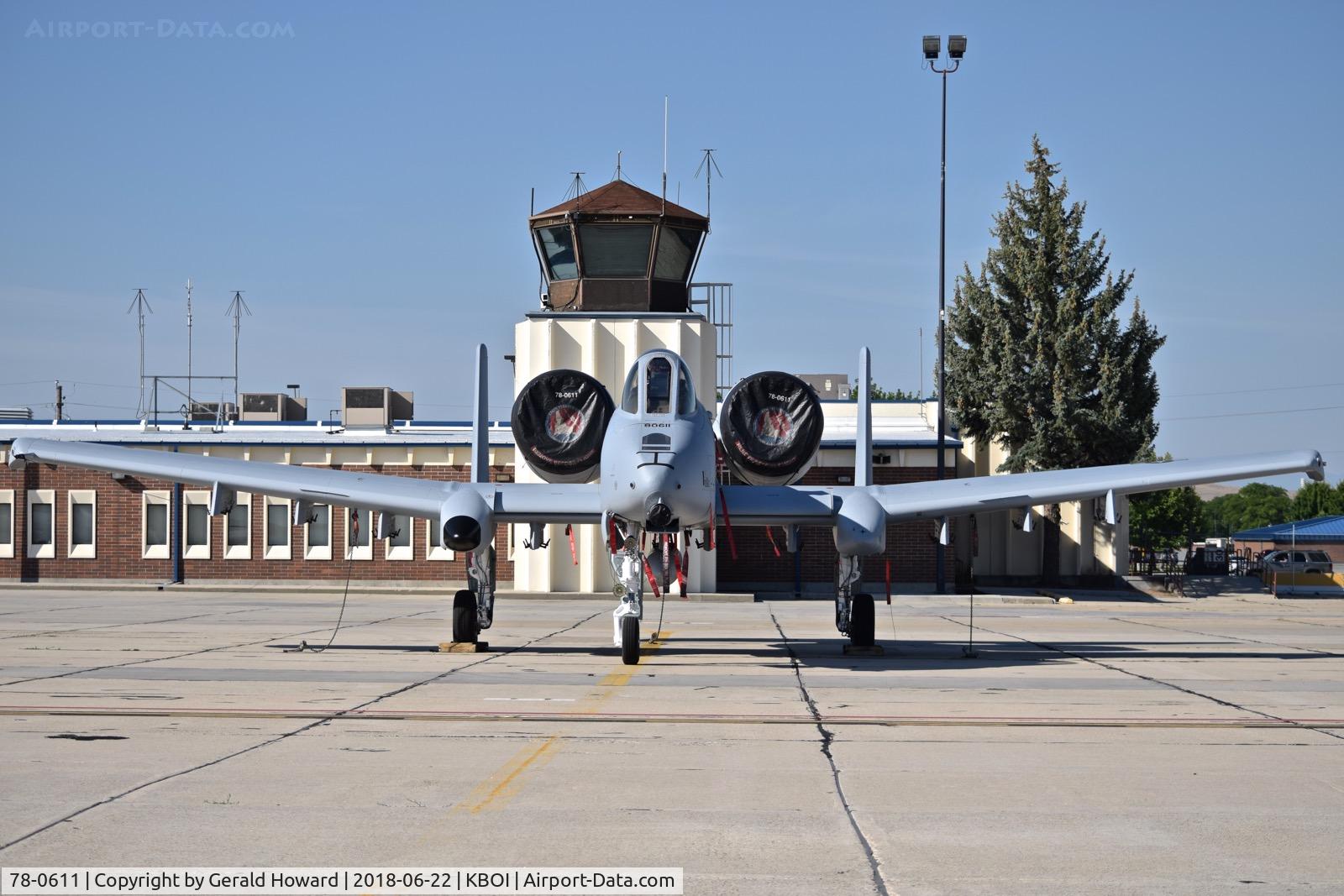 78-0611, 1978 Fairchild Republic A-10C Thunderbolt II C/N A10-0231, Back from the shops and lost all it's markings. Plane Jane A-10C.  190th Fighter Sq., 124th Fighter Wing, Idaho ANG.