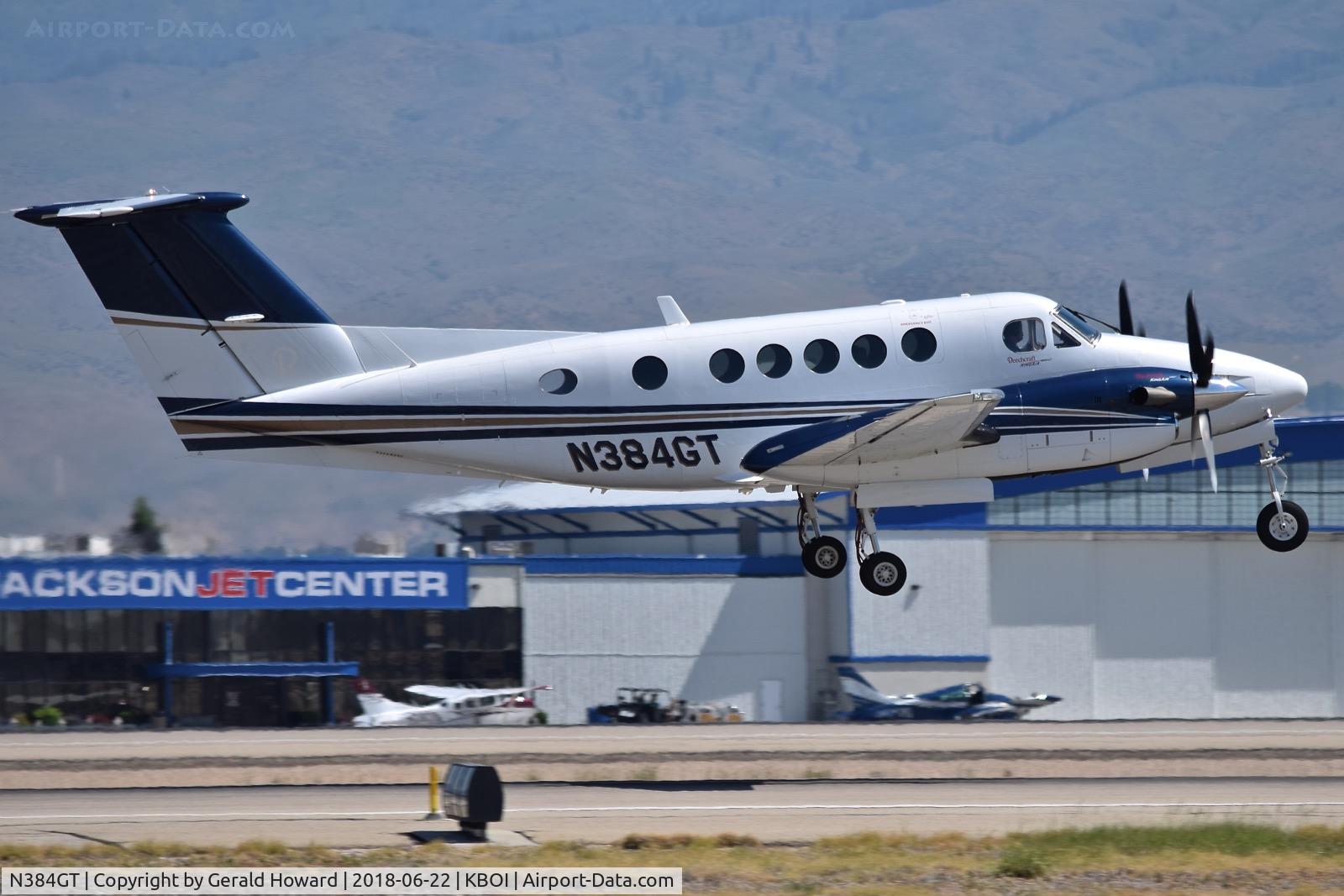 N384GT, 2007 Hawker Beechcraft B200GT King Air C/N BY-4, Take off from RWY 10R.