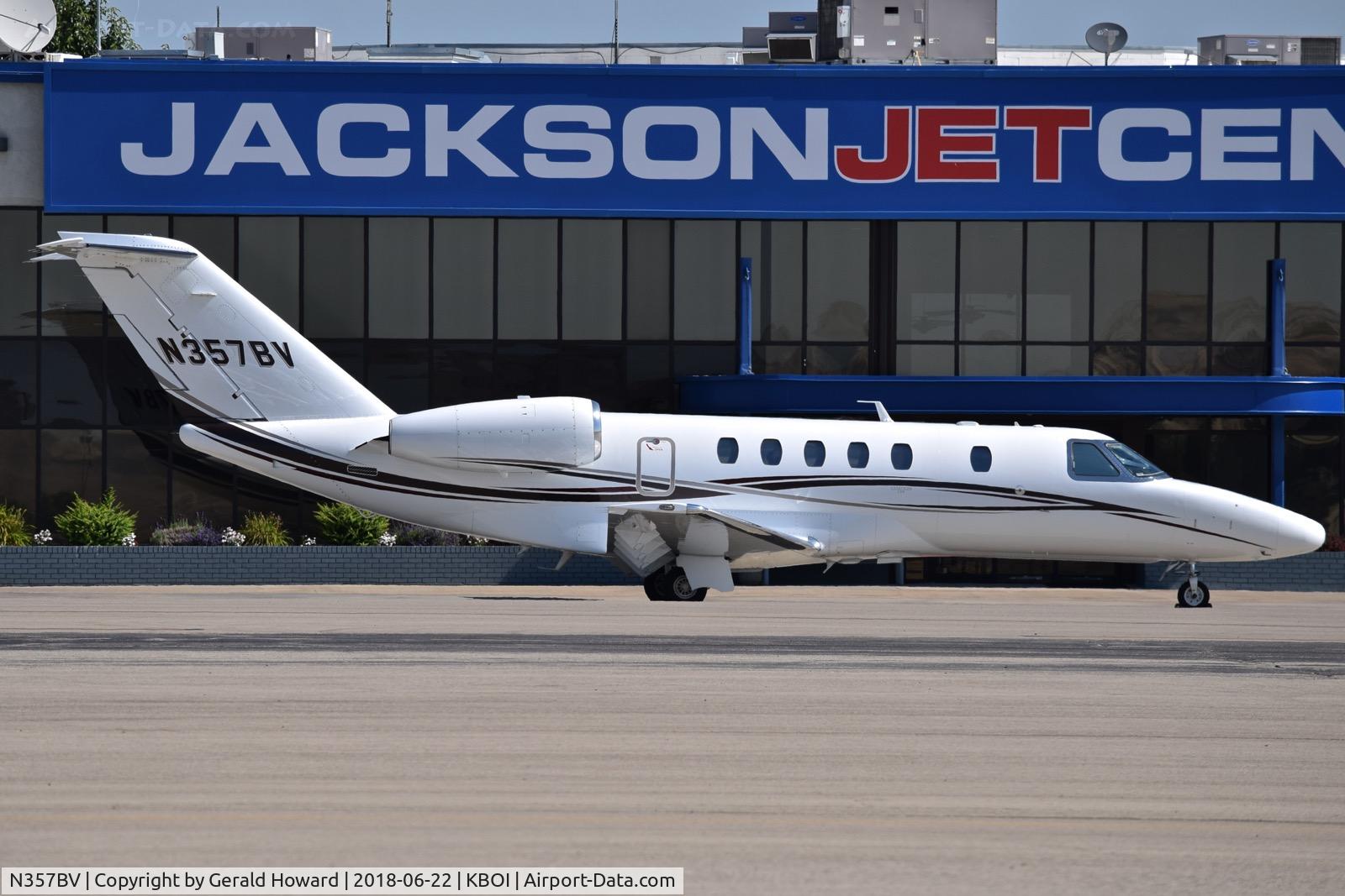 N357BV, 2011 Cessna 525C CitationJet CJ4 C/N 525C-0060, Parked on the north GA ramp.