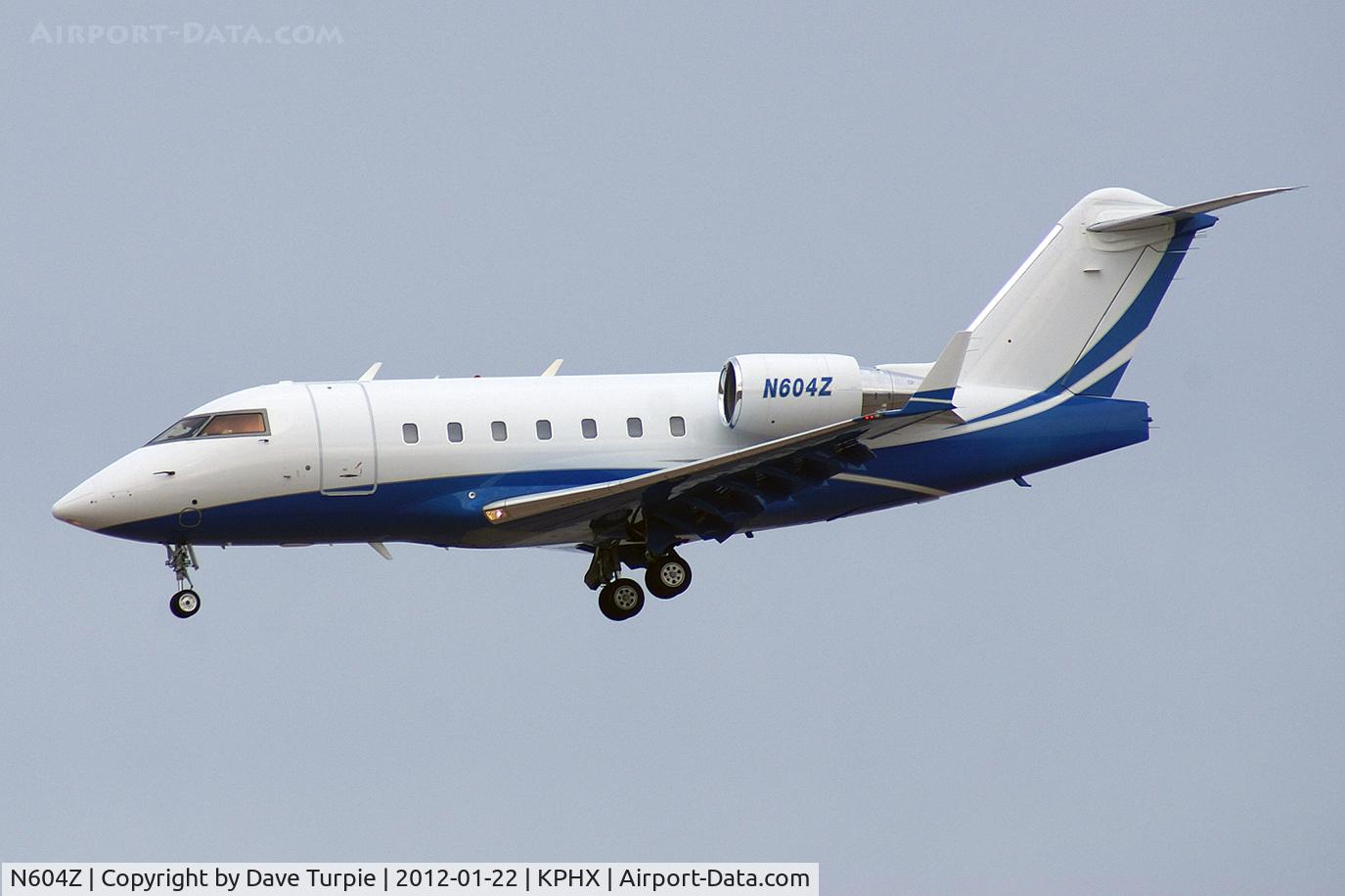 N604Z, 2001 Bombardier Challenger 604 (CL-600-2B16) C/N 5496, No comment.