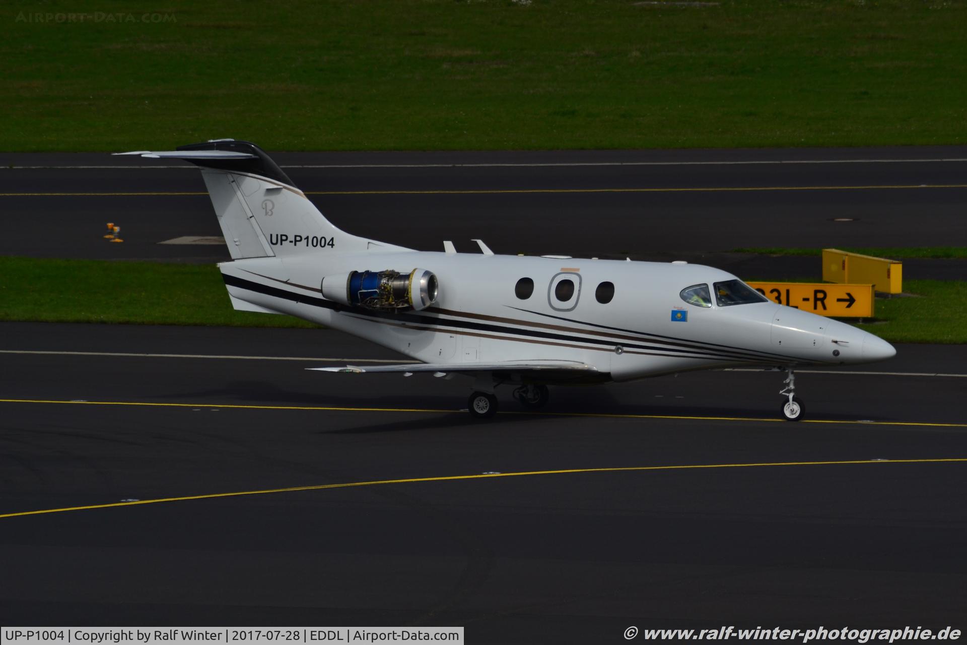 UP-P1004, Hawker Beechcraft 390 C/N RB-292, Hawker Beechcraft 390 Premier 1A - Kaz Air Jet - RB-292 - UP-P1004 - 28.07.2017 - DUS