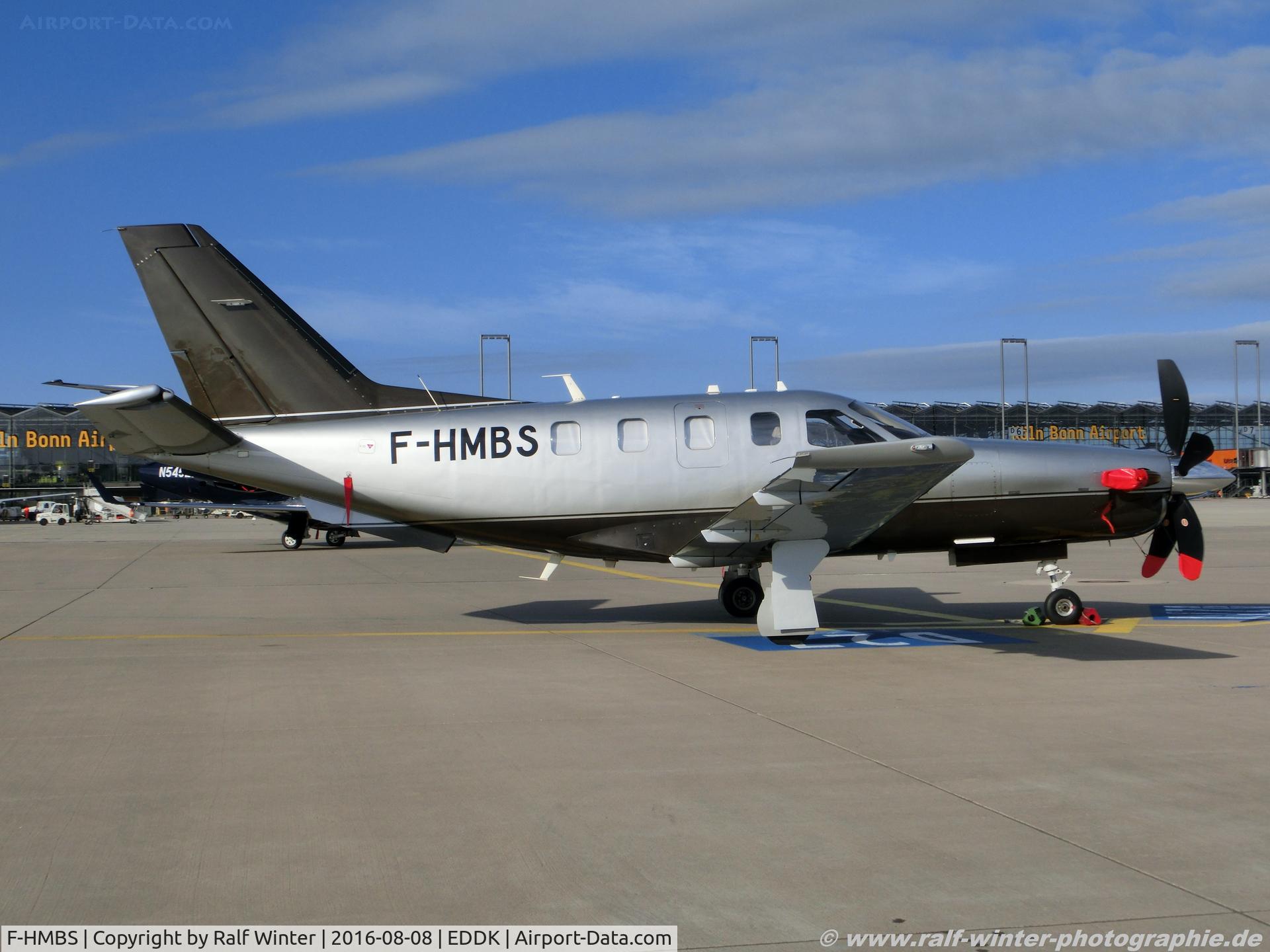 F-HMBS, 2007 Socata TBM-850 C/N 391, Socata TBM-700N - Sudreau Bernhard - 391 - F-HMBS - 08.08.2016 - CGN