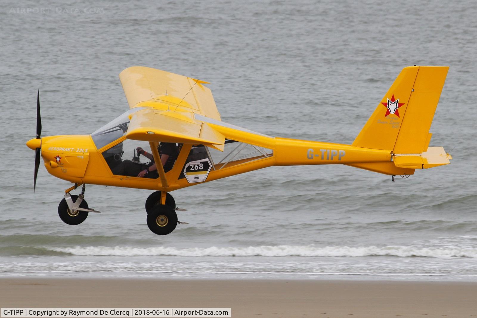 G-TIPP, 2015 Aeroprakt A-22LS Foxbat C/N LAA-317B-15334, Zoute Air Trophy, STOL competition on the beach at Knokke-Heist.