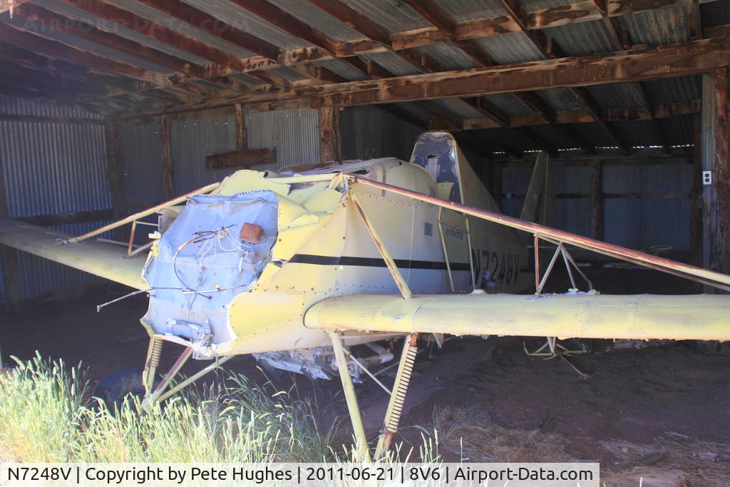 N7248V, 1966 Intermountain Callair A-9 C/N 1285, N7248V Callair A9 at Dove Creek Colorado has seen better days...