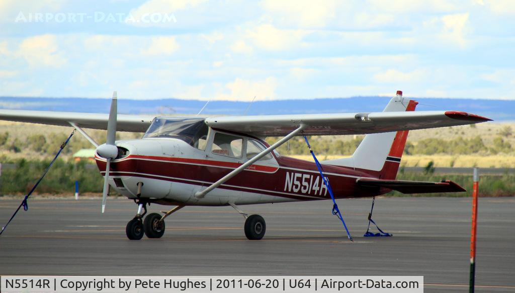 N5514R, 1965 Cessna 172F C/N 17253089, N5514R Cessna 172 at Monticello, Utah